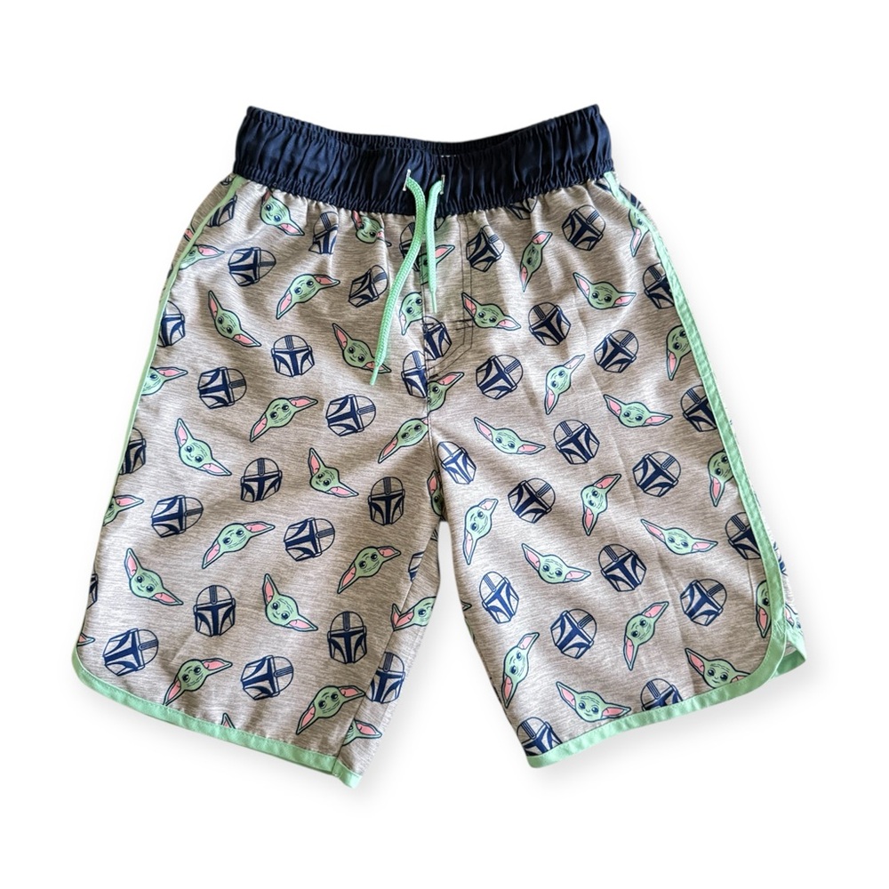 Disney Star Wars The Mandalorian Boys' Swim Trunks Sz M